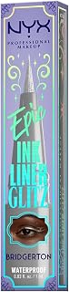 NYX PROFESSIONAL MAKEUP Bridgerton Koleksiyonu Işıltılı Eyeliner - 01 Glitzed In Silver 02 Glitzed In Gold