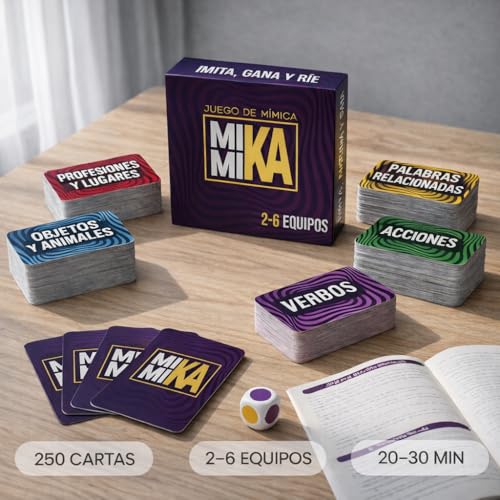 Miniatura 2 de Glop Mimika - Juegos de Mesa para Adultos y Niños 10 Años