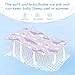 Cute Animal Crocodiles Rainbows Pastel Purple Cooling Baby Washable Mattress 28
