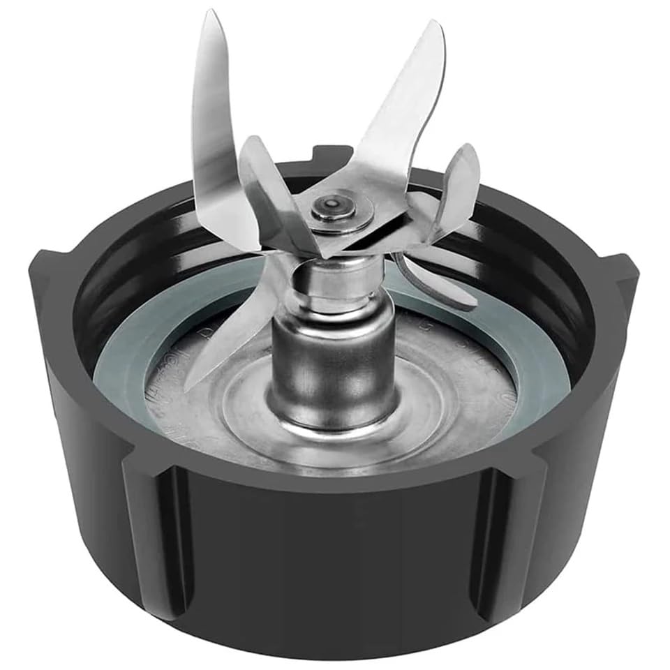 XUBOR Para licuadora, Cuchilla para Oster Osterizer para Cuchillas con 4902, Fusion de 6 Puntas Fondo Jarra 4961 Conjunto de Cortador de Mezcla