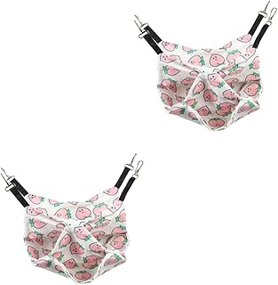 Amosfun 2 Pçs Hamster Saco De Mel Brinquedos De Pelúcia Rede De Pelúcia Brinquedos Para Gatinhos Hamster Saco De Dormir Casa De Estimação Pendurado Rede Hamster Pendurado Cama Esquilo