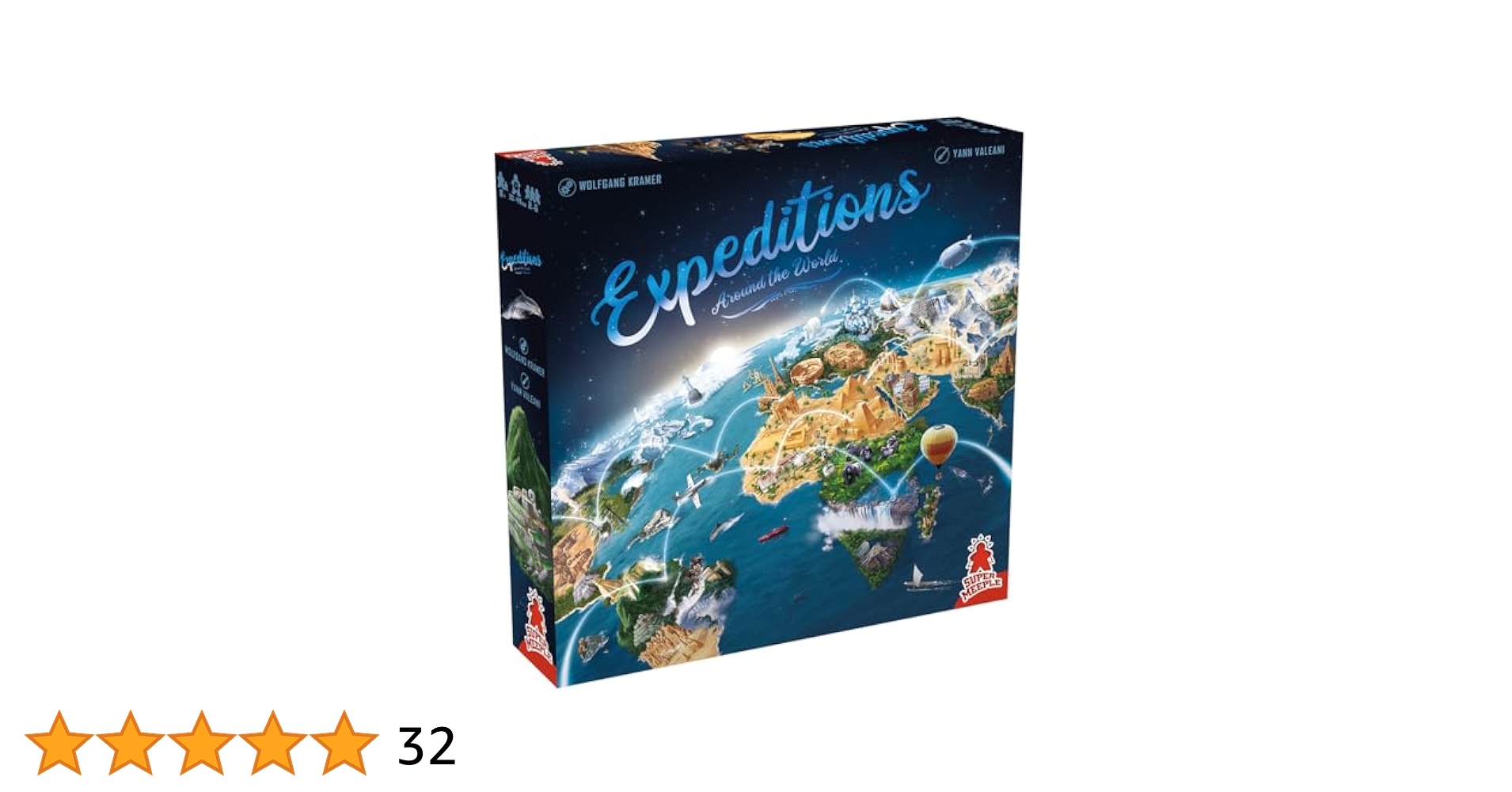 美品  Super Meeple ボードゲーム Amazon | スーパーミープル世界探検 | 子供と大人のための楽しい
