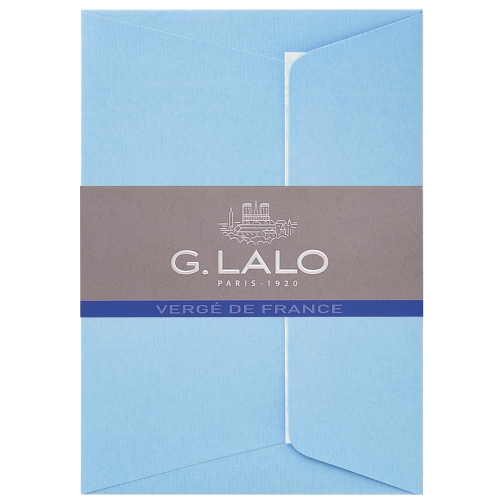G.Lalo Verger de France Envelope Postcard Size (C6/Western 2) Blue A5 Bi-Fold gl52102