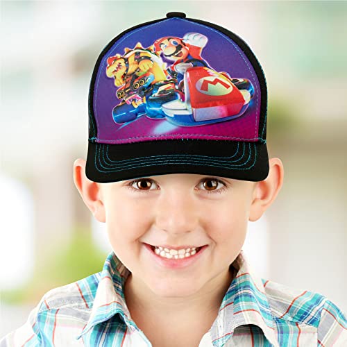 Nintendo Boys Super Mario Bros. Cotton Baseball Cap (Size 4-7), Size Age 4-7, Featuring Super Mario #TOP3