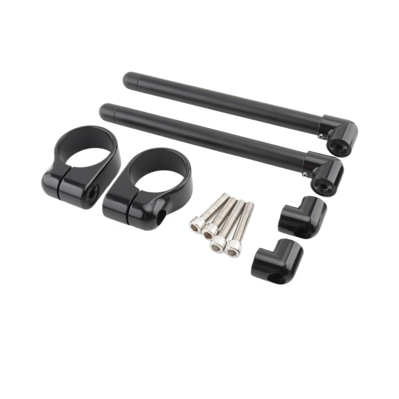 Manillar Motocicleta Ajustable Cafe Racer Clip Dividido En Ons Horquilla 31 35 39 45 49 50 52 58 MM Barra De Mango Abrazadera Elevadora Elevada Mango Barra Elevador