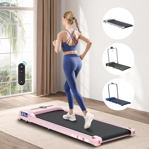 Tapis de course BLACK LORD pliable sous bureau avec affichage LED