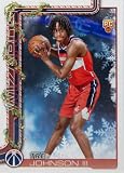 2025-26 Topps Holiday #H166 Tre Johnson III Washington Rookie Basketball Card - Sportscard Superstore
