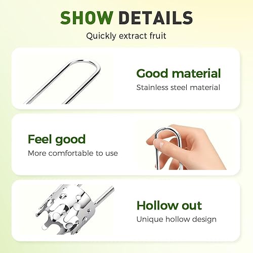 Miniatura 4 de Herramienta de extracción de semillas de pimienta, 2025 nuevos descorazonadores de semillas de pimiento rojo, descorazonadores de verduras de frutas