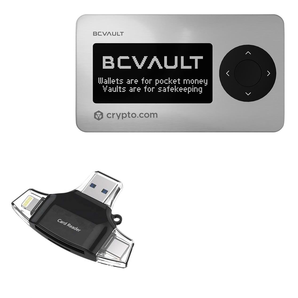 Amazon.com: BoxWave Smart Gadget Compatible with BC Vault Hardware Crypto  Wallet - AllReader SD Card Reader, microSD Card Reader SD Compact USB - Jet  Black : Electronics