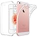Apple iPhone SE 5S 5 Clear Case, EasyAcc Apple iPhone SE Soft TPU Case Crystal Transparent Slim Anti Slip Case Back Protector Cover Shockproof Transparent