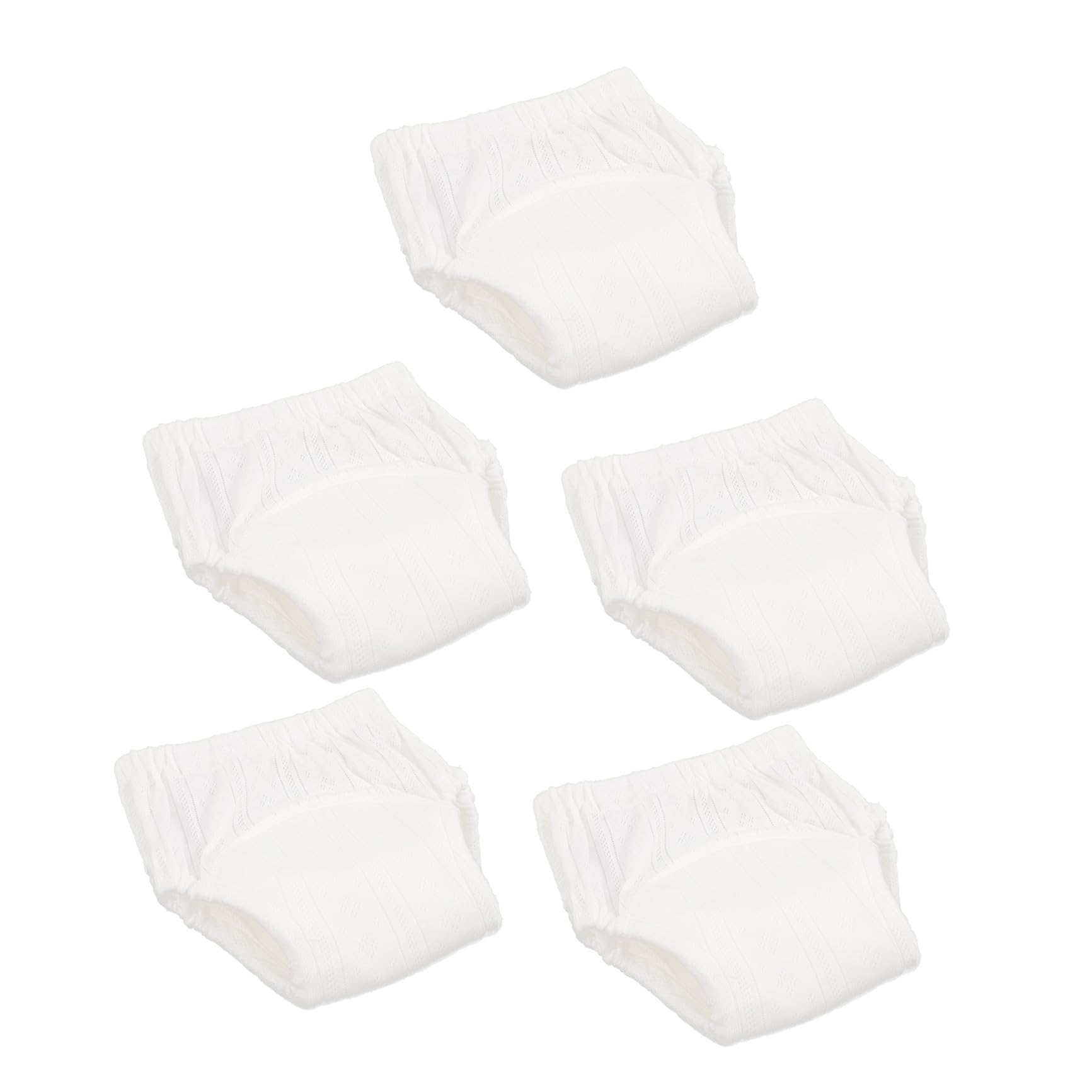 NOLITOY Pantalones de Entrenamiento para Bebés Pañal para Ñiño Algodón Transpirable Talla M (9-11 Kg) Ropa Interior Aprendizaje para Ir al Baño Uso Diario 5 Piezas