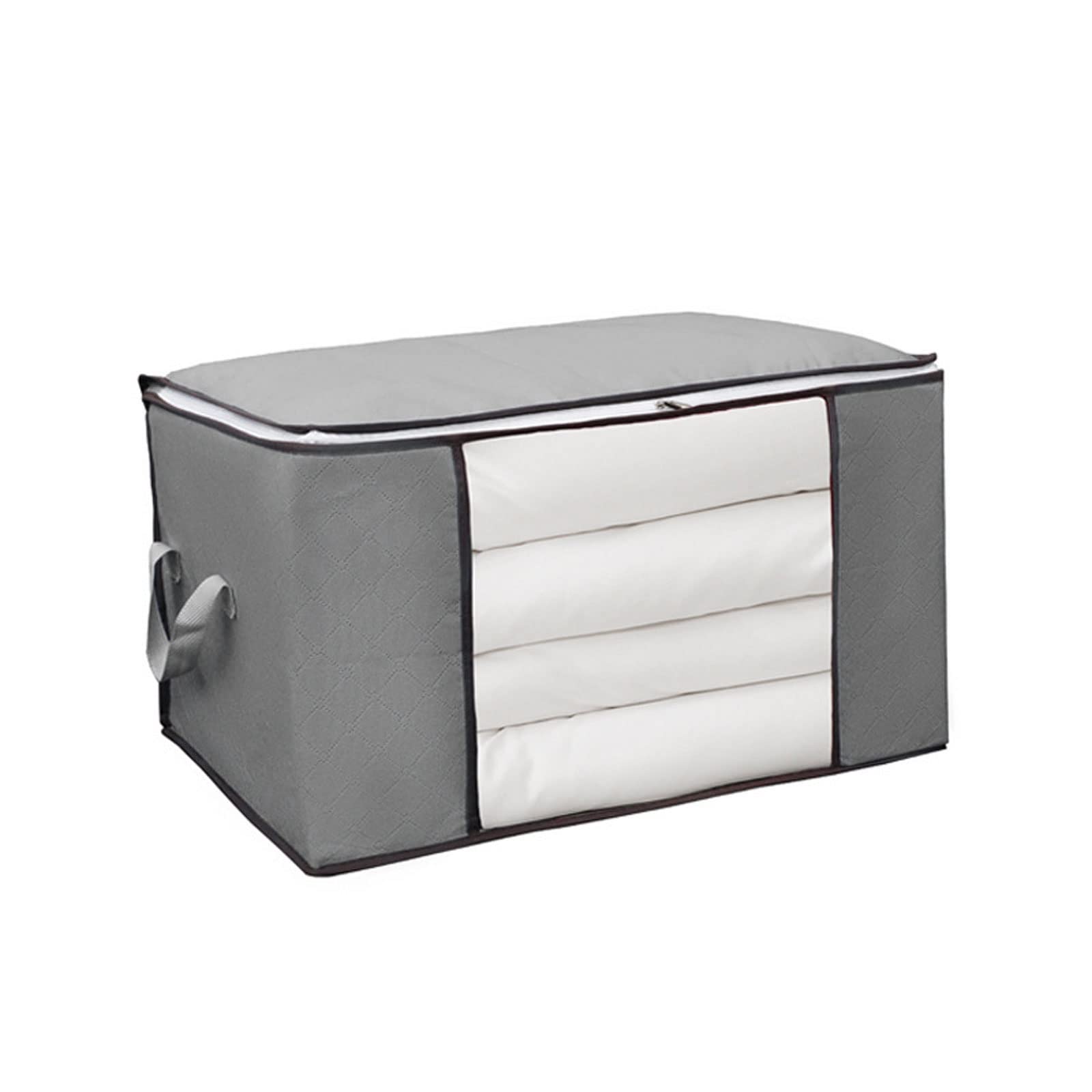 JINGYAN Storage Boxes Clothes Storage Bag Non-woven Portable Foldable Pillow Quilt Box