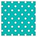 Produktbild WOOOOZY Servietten, türkis gepunktet, 33x33cm 20 Stück