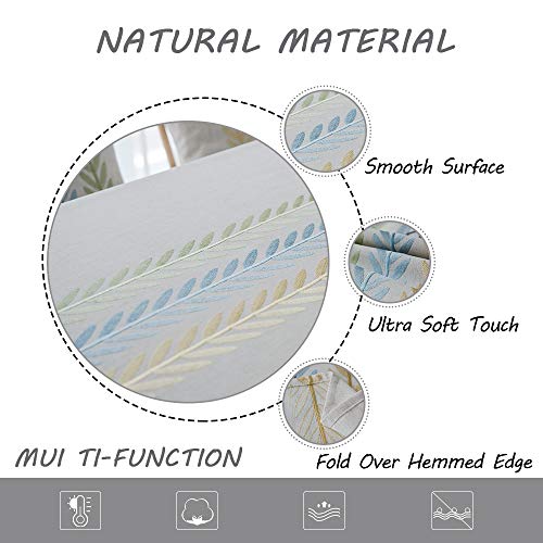 Linenlux Stylish Square Rectangular Tablecloth/Table Cover For Kitchen Dinning Tabletop Decoration Coffee Water Plant Rectangle/Oblong 55 X 70 In #TOP3