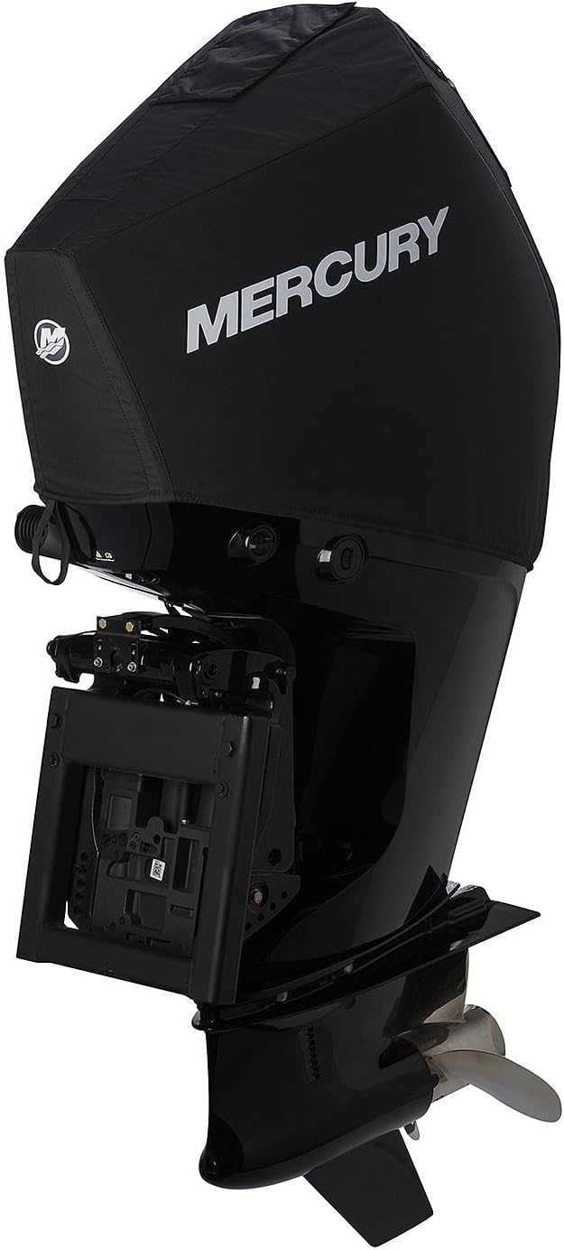 MERCURY Marine Vented Outboared Engine Splash Cover, Black or White, 40-600hp