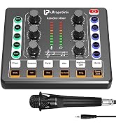 UltraProlink Karaoke Sing Along Pro| Portable Bluetooth Audio Mixer interface|Sound Card for Sing...