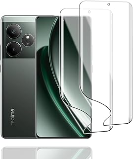 KoasVonson Screen Protector for Realme GT6 5G / Realme GT6T 5G, Pack of 2, TPU Protective Film, Soft HD Clear Flexible Transparent Hydrogel Film, TPU Film