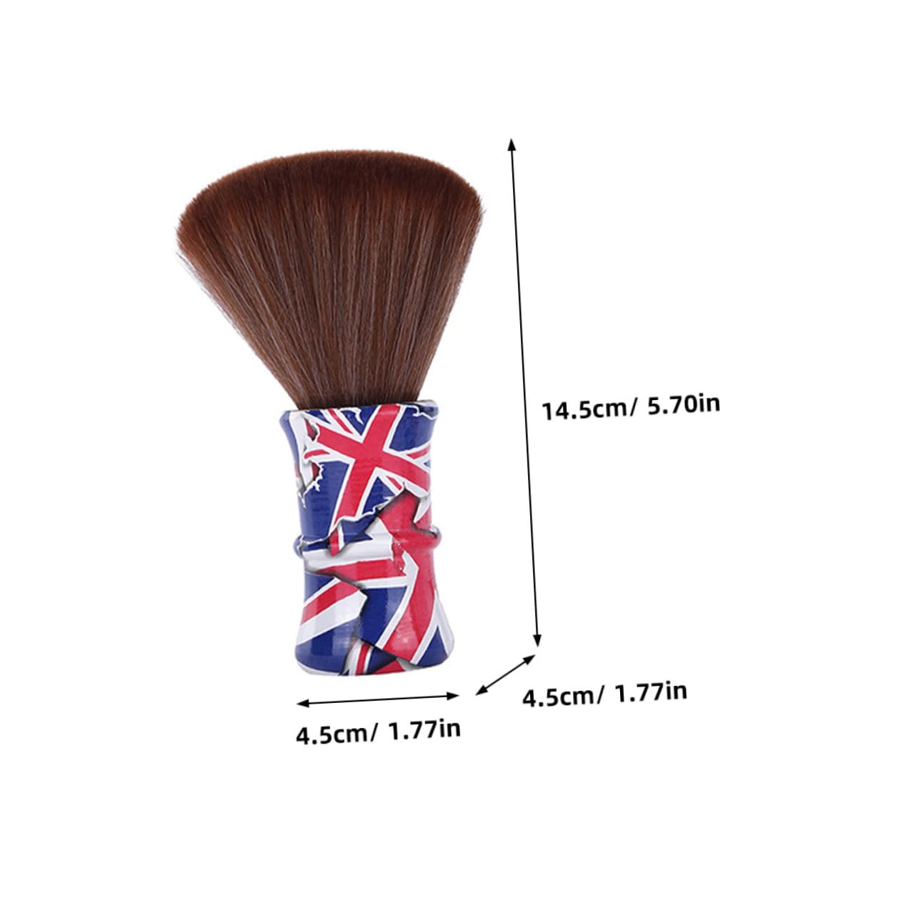 Didiseaon Men's Shaving Brush Barber Brush Neck Duster Hair Salon Soft Nylon Bristles