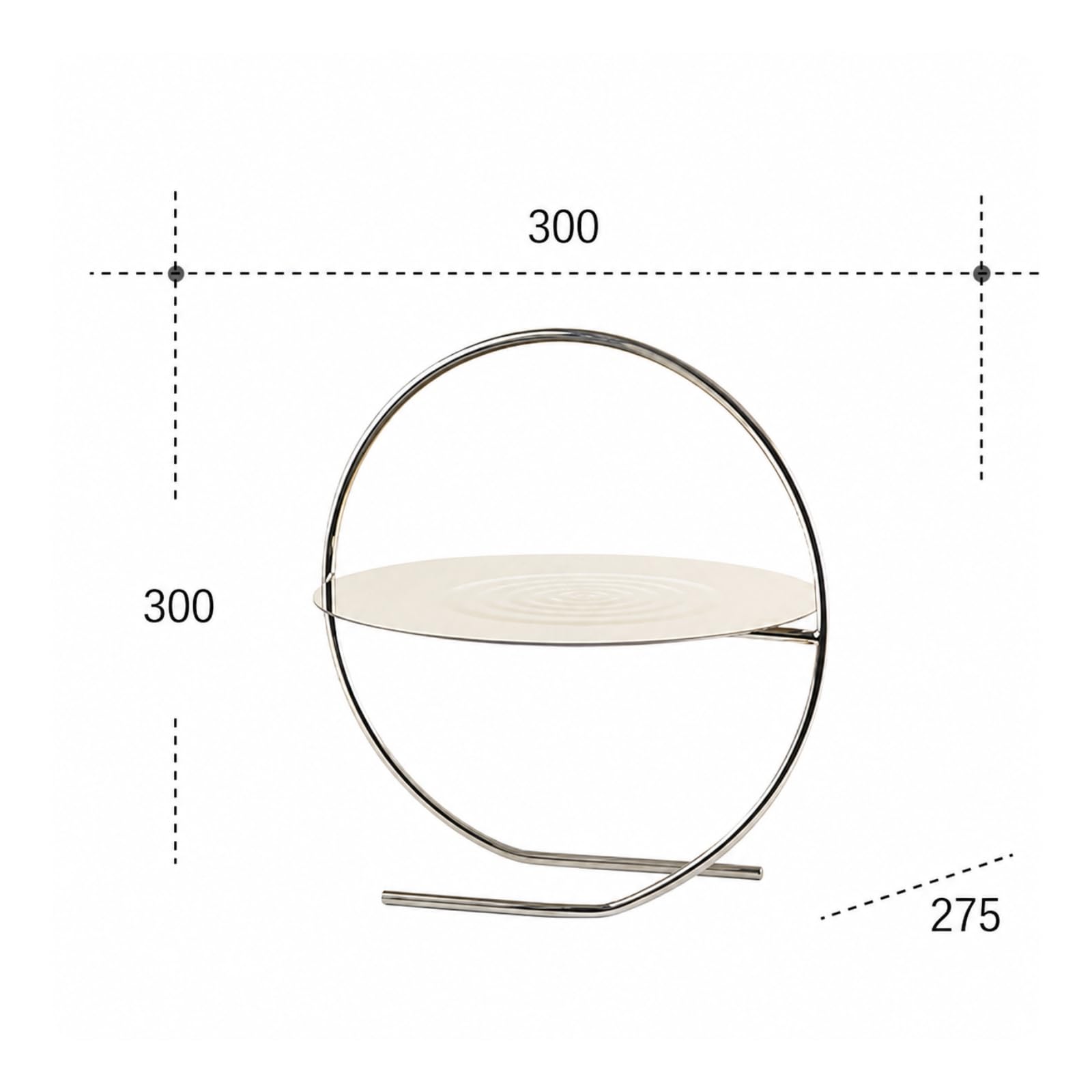 Gralara Présentoir à Gâteau Pratique