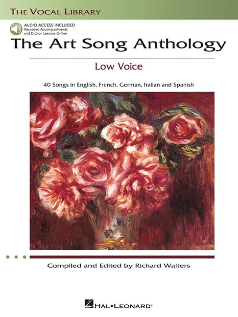 The Art Song Anthology - Low Voice Book/Online Audio (Vocal Library)
