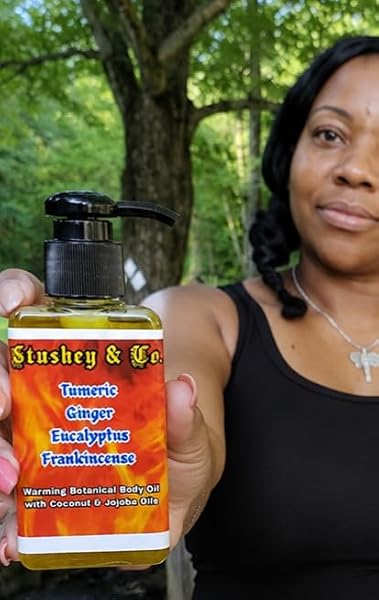 Stushey & Co. Turmeric Ginger Botanical Body Oil with Frankincense - 3