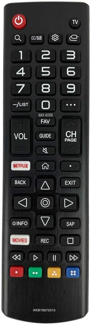 UBay Universal Remote Control Replacement for All LG Smart TV LCD LED OLED UHD HDTV Plasma Magic 3D 4K 8K Webos TVs AKB76037601 AKB75095307 AKB75375604 AKB75675304 AKB74915305 AKB75675313