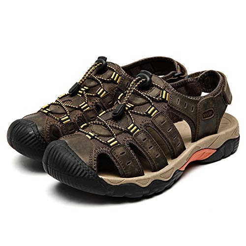 Aisfn Men's Outdoor Sports Fisherman Sandals Adjustable Fashion Beach Shoes Leisure Entertainment Shopping Walking Shoes Driving Work Shoes2