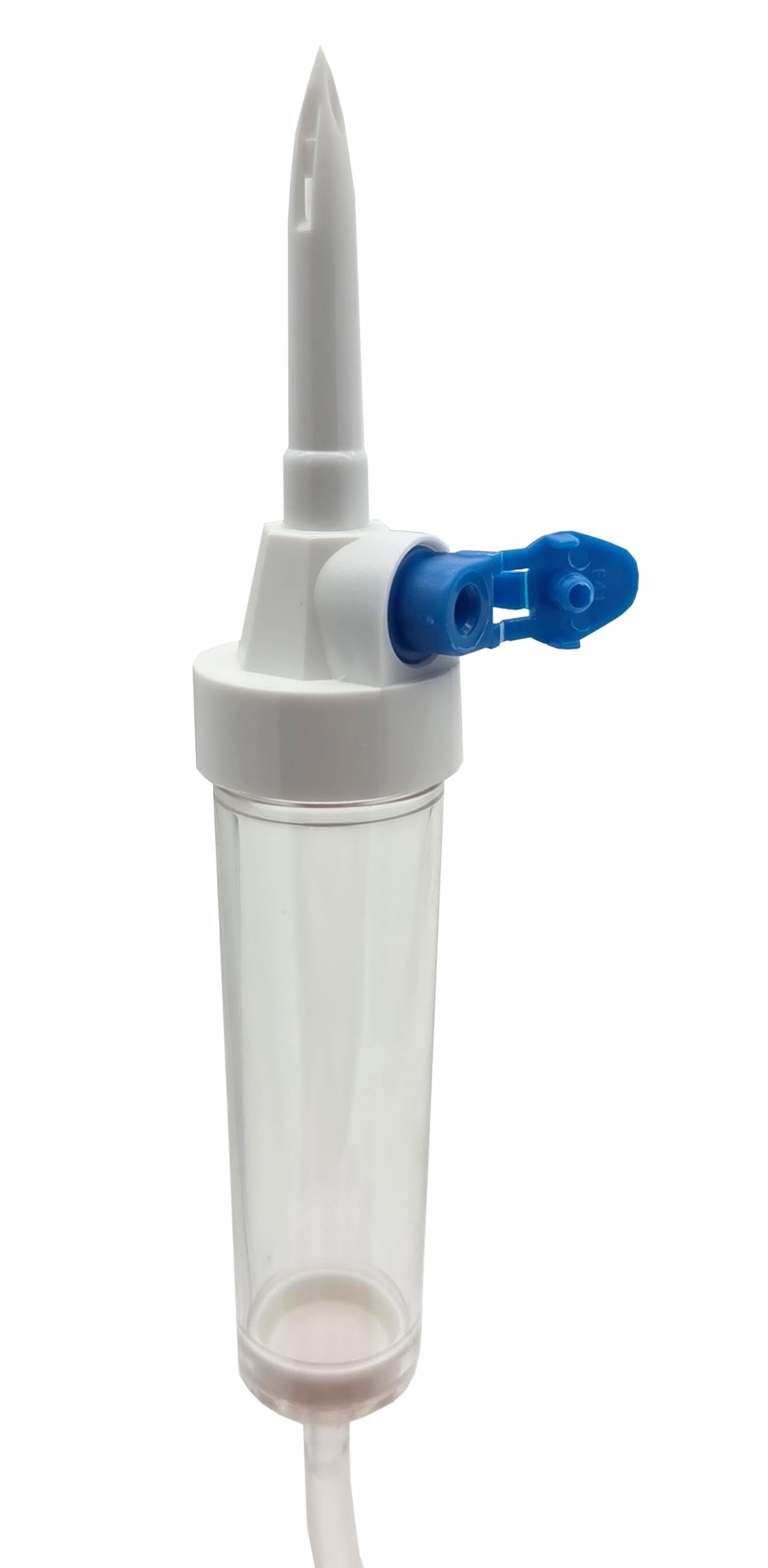TIGA-MED Infusionsregler mit Präzisions-Drehregler/Tropfenzähler | 10/25/50/100 Stück | mit 2 Skalen | Schlauchlänge 180cm | steril | Infusionssystem mit Tropfenregler (50)