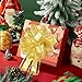 20-Pack 6-Inch Golden Gift Bows for Christmas Presents, Elegant Decorative Pull Loop Bows for Gift Wrapping, Wedding, Party, Ribbon Bows for Holiday Decorations