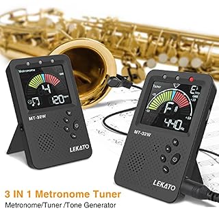 Accordeur métronome électronique pour tous instruments comme guitare, violon, piano, basse, ukulélé, saxophone et… - Les Beatles, Paul McCartney, John Lennon, RIngo Starr, George Harrison Accordeur métronome électronique pour tous instruments comme guitare, violon, piano, basse, ukulélé, saxophone et… – Image 2