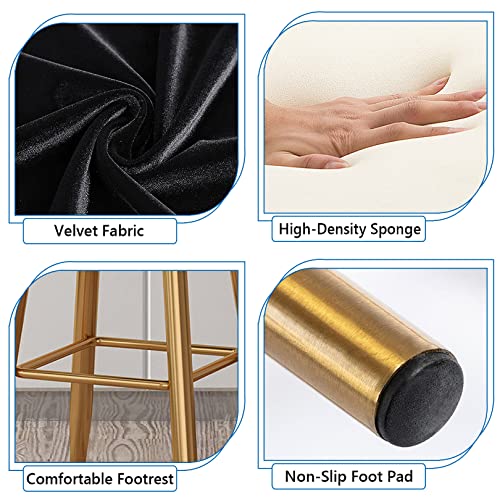 Tabourets de bar velours ergonomiques pour en finir avec le mal de dos - 3