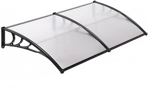 Awning for Door Entrance, Window Awning Door Canopy, Outdoor Polycarbonate Cover Patio Canopy, Rain Shelter Cover, Doors Awnings Exterior for Porch/Patio/DeckClear,60 * 160cm/24 * 63in