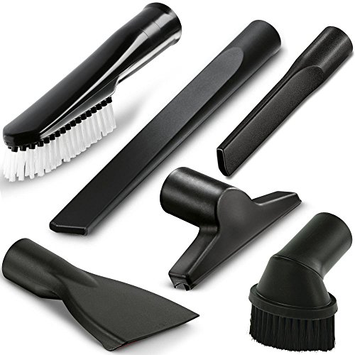 Systafex® Staubsauger Düsen Bürsten Set 35mm Polsterdüse Fugendüse Autodüse Matrazendüse Saugbürste für Kärcher Miele AEG Bosch Siemens Philips Rowenta