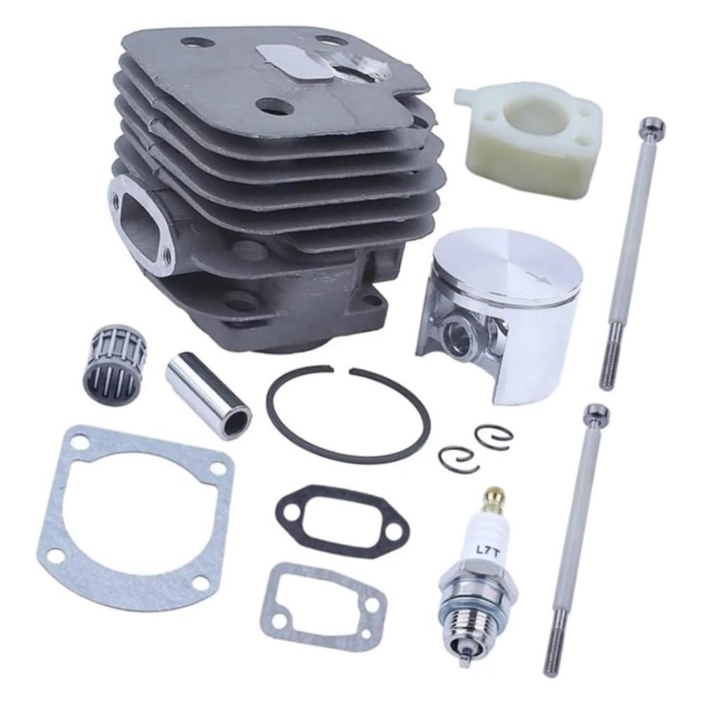 Pistón de 52 mm compatible con motosierra 630 repuestos motor 501685571