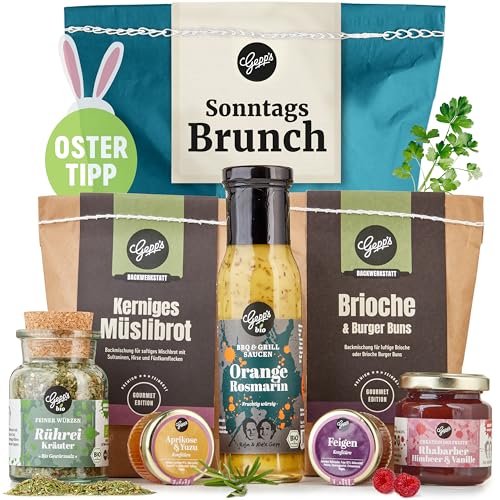 Gepp’s Feinkost Wundertüte Sonntags-Brunch I Geschenkset mit Delikatessen wie Aprikose & Yuzu und...