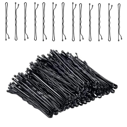 【La Confezione Include】Riceverete 50 forcine nere a forma di onda, ogni forcina è di circa 5 cm / 1.96inch di lunghezza. Le dimensioni adeguate e la quantità sufficiente possono soddisfare le tue esigenze quotidiane.