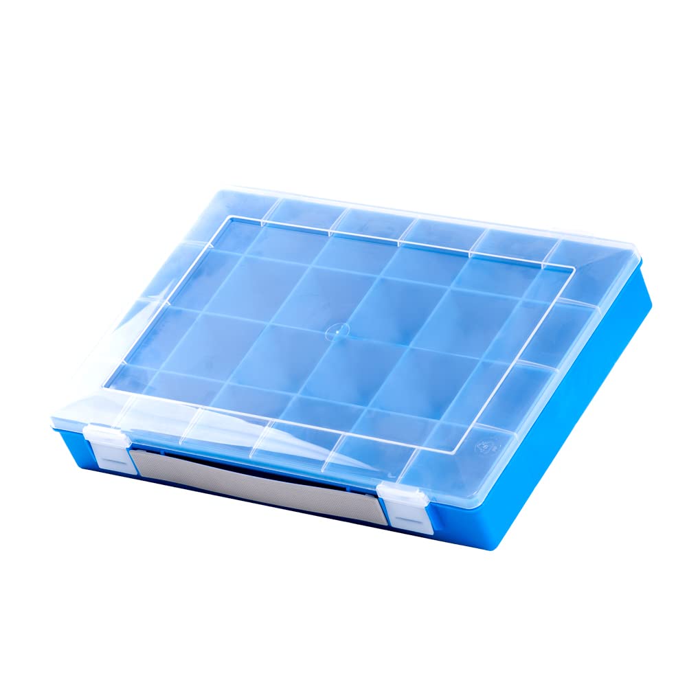 Hünersdorff Cassetta A Scomparti PP CLASSIC, 24 Scomparti 225x335x55 Mm Colore Trasparente 91434458