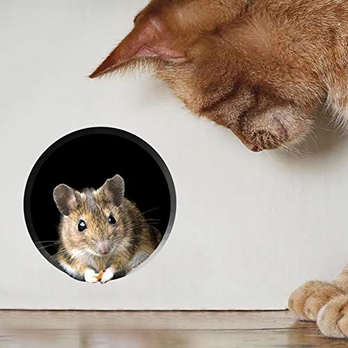 DOUHEN Autocollant mural 3D en verre pour la maison et la cuisine - Multicolore Cover