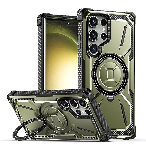 Housse Support Samsung S23 Ultra de Finition Armure Hybride Élégante