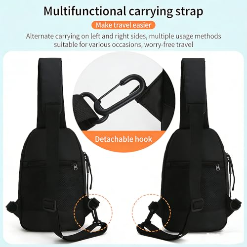 Bolso Crossbody para Hombre y Mujer, Impermeable, Ligero miniatura 6