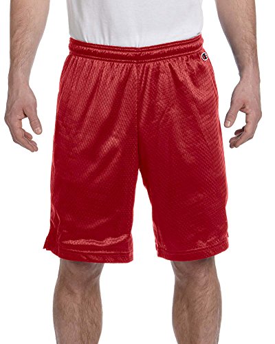 Champion Men`s Polyester Mesh Short Scarlet