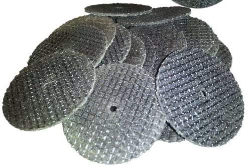 100x Reinforced Cut Off Wheels Disc for Dremel 426 Rotary 1-1/4" X 0.045" Fiberglass Rotary Tool Mandrel 401 1/8" for Dremel 3000 4000 395 4000 3/34 Chicago Electric, Milwaukee Nextec 1/8" Shank