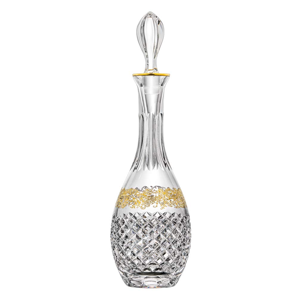 Arnstadt Kristall - Decantador de Jarra de Cristal Arabeske (37,3 cm)