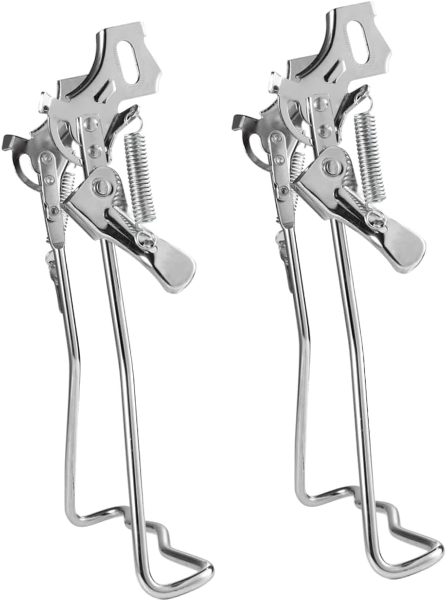 2pcs Metal Bike Kickstand for Bicycle Quick Release No Tool Needed Easy to Install and Remove