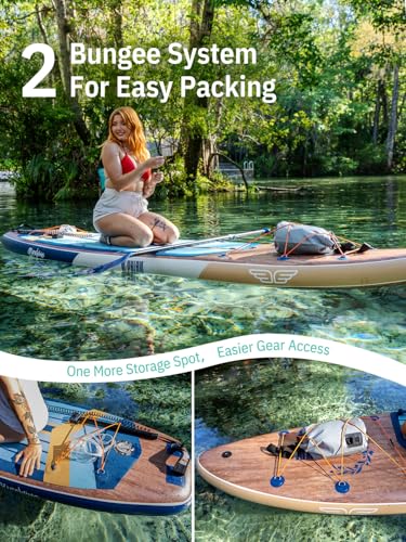 Image of Niphean (Extra Large) Inflatable Paddle Board, SUP for 2+1 People /Family