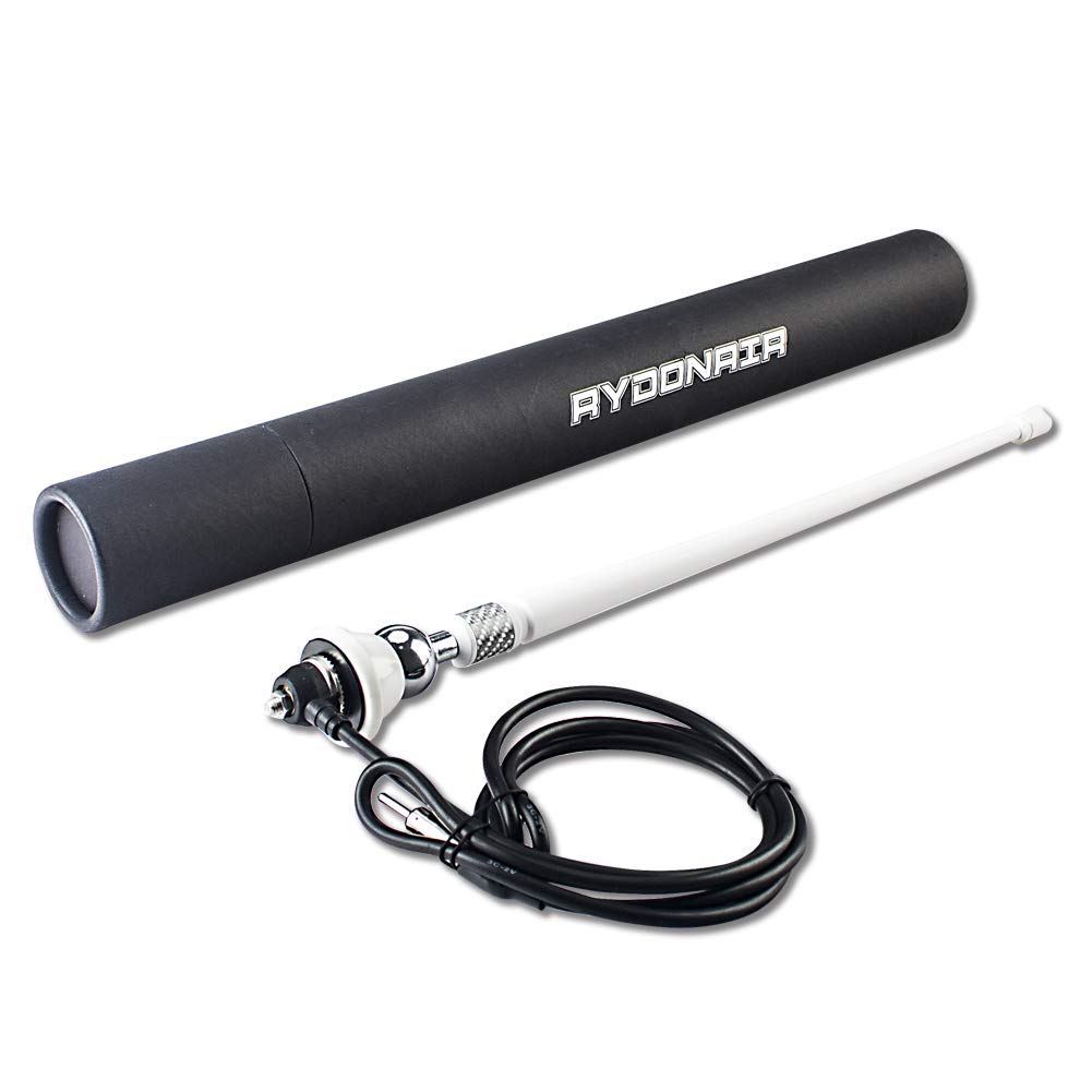 Rydonair Antenna Compatible with Harley Davidson 1998-2020 | 7 inches Flexible Rubber Antenna Replacement | Designed for Optimized FM/AM Reception