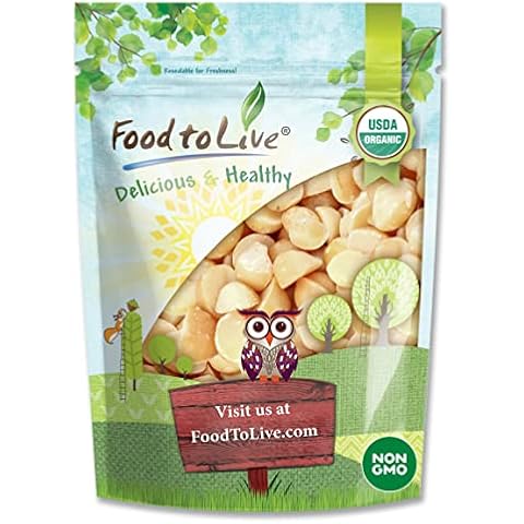 Food to Live Organic Macadamia Nut Halves & Pieces, 4 Pounds Cover