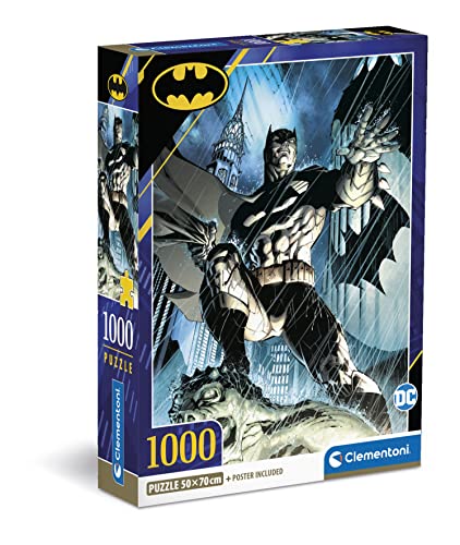 CLI39714 Puzzle 1000 pièces Batman 70 x 50 cm portrait compact avec poster - vue 2