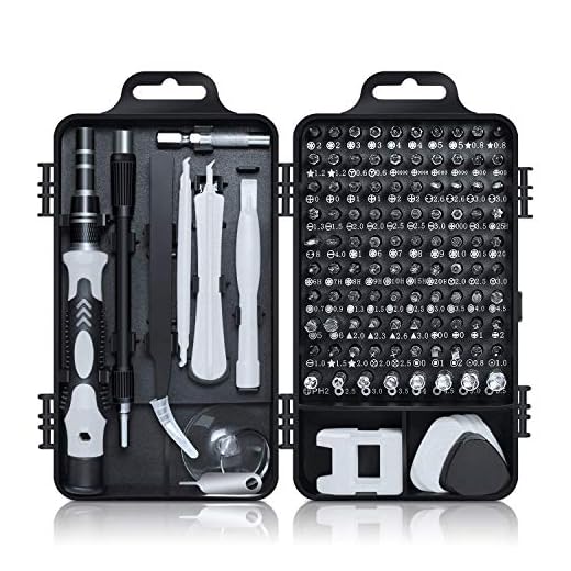 Gocheer Mini Precision Screwdriver Set, 115 in 1 Magnetic Screwdriver Bit Set with Case for iPhone, Computer, PC, Watch, Glasses, Electronics, Mini DIY Hand Work Repair Tools