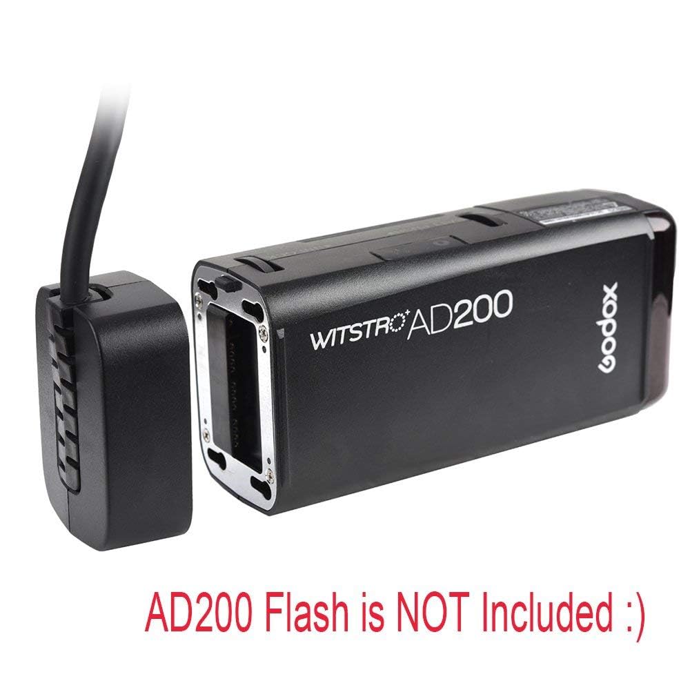 Godox EC200 200W Cabezal de Flash de Extensión con Xable de 2m AD200 AD200 Pro Speedlite